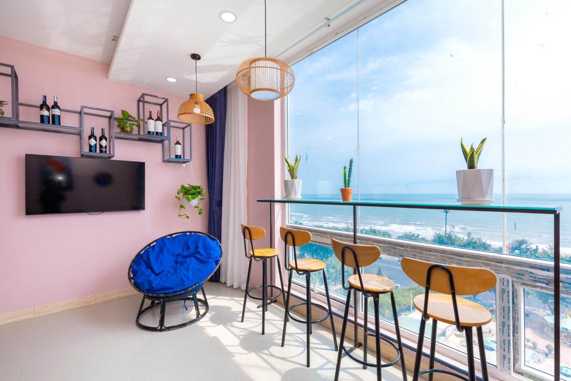 Can Ho "2" Oasky View Bien 3 Phong 5 Giuong- Oasky Sea View Apartment Vung Tau Dış mekan fotoğraf